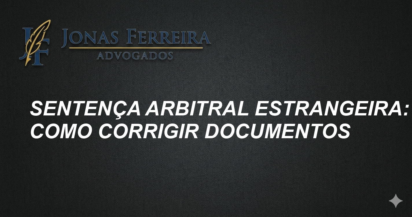 Sentença Arbitral Estrangeira: Como Corrigir Documentos