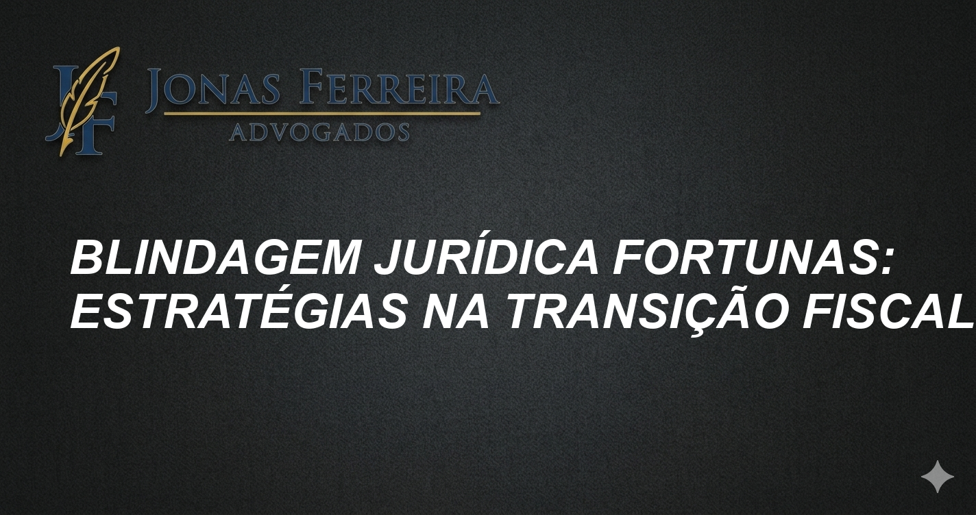 Blindagem Jurídica Fortunas: Estratégias na Transição Fiscal