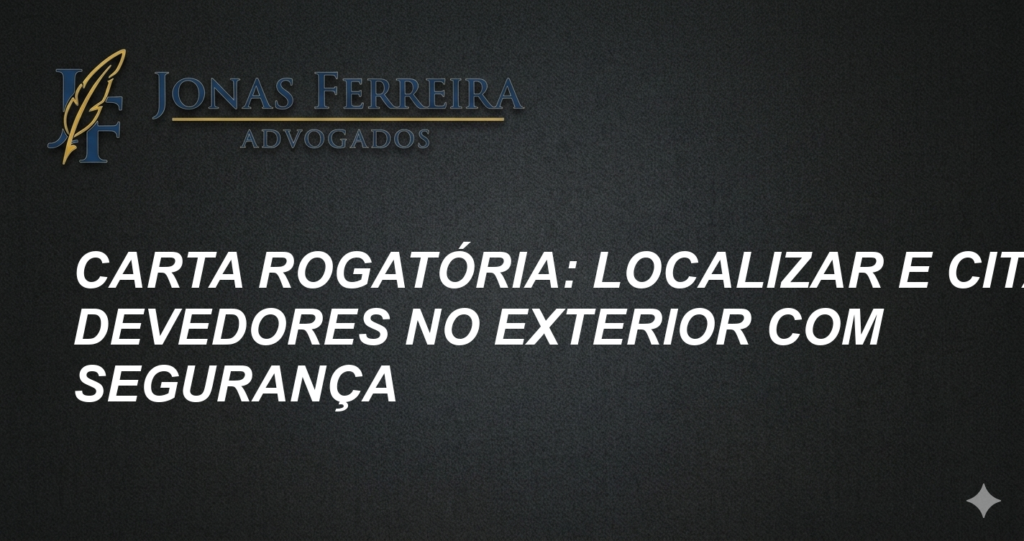 Carta Rogatória: Localizar e Citar Devedores no Exterior com Segurança