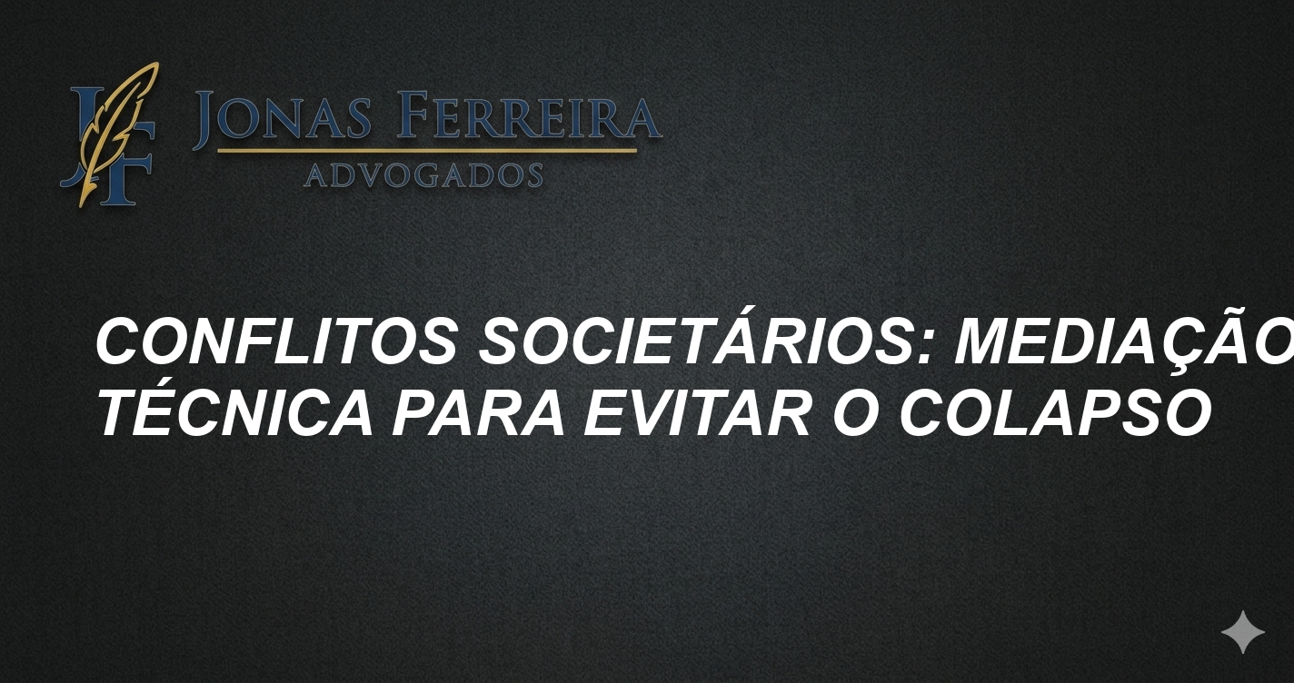 Conflitos Societários: Mediação Técnica para Evitar o Colapso