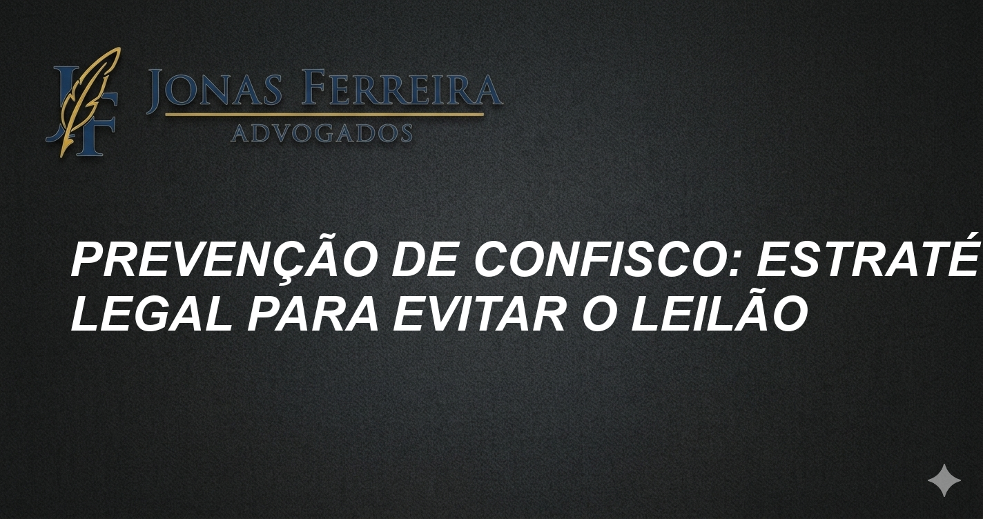 Prevenção de Confisco: Estratégia Legal para Evitar o Leilão