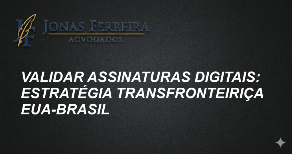 Validar Assinaturas Digitais: Estratégia Transfronteiriça EUA-Brasil