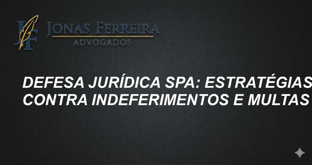 Defesa Jurídica SPA: Estratégias contra Indeferimentos e Multas