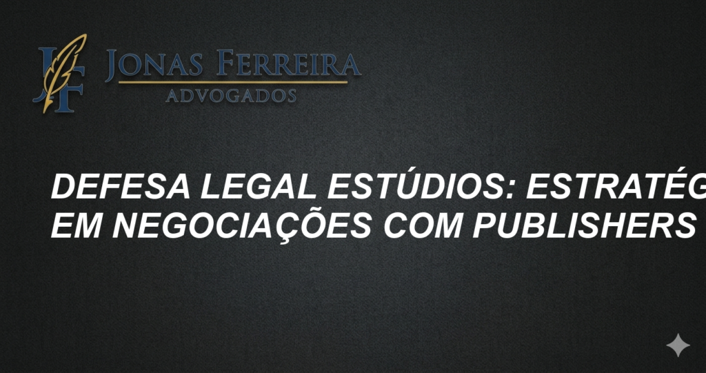 Defesa Legal Estúdios: Estratégias em Negociações com Publishers