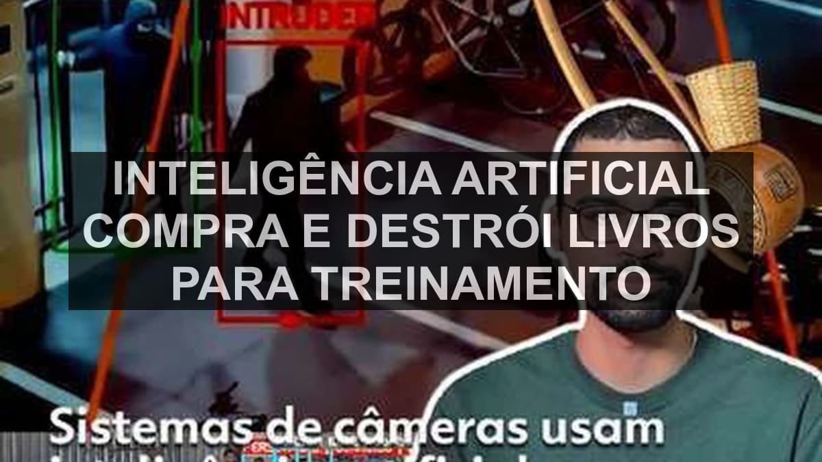 Inteligência artificial compra e destrói livros para treinamento
