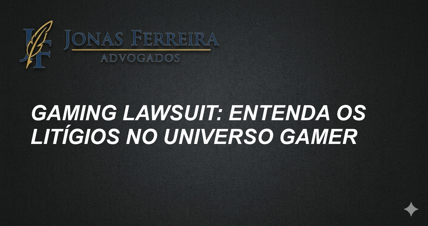 Gaming Lawsuit: Entenda os Litígios no Universo Gamer