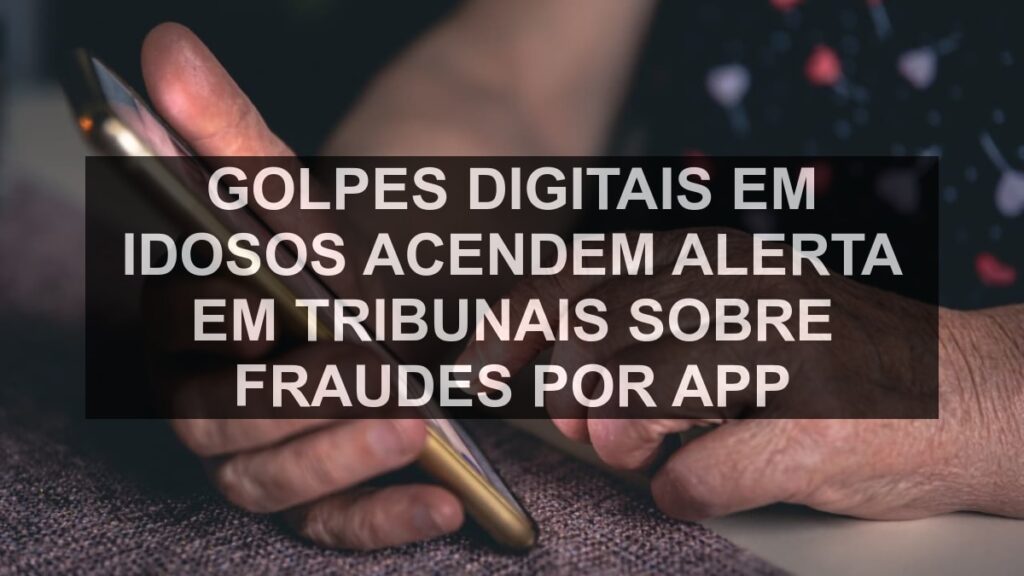 Golpes digitais em idosos acendem alerta em tribunais sobre fraudes por app