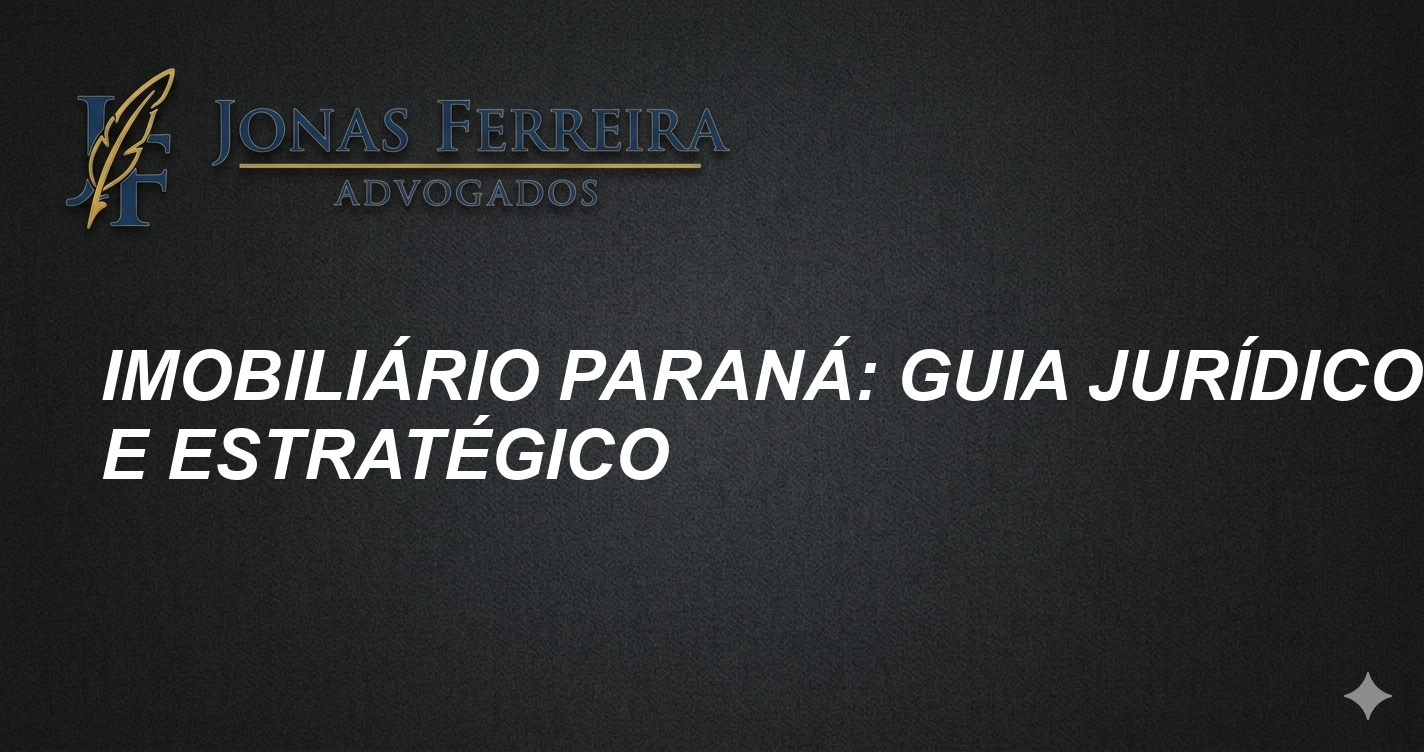 Imobiliário Paraná: Guia Jurídico e Estratégico