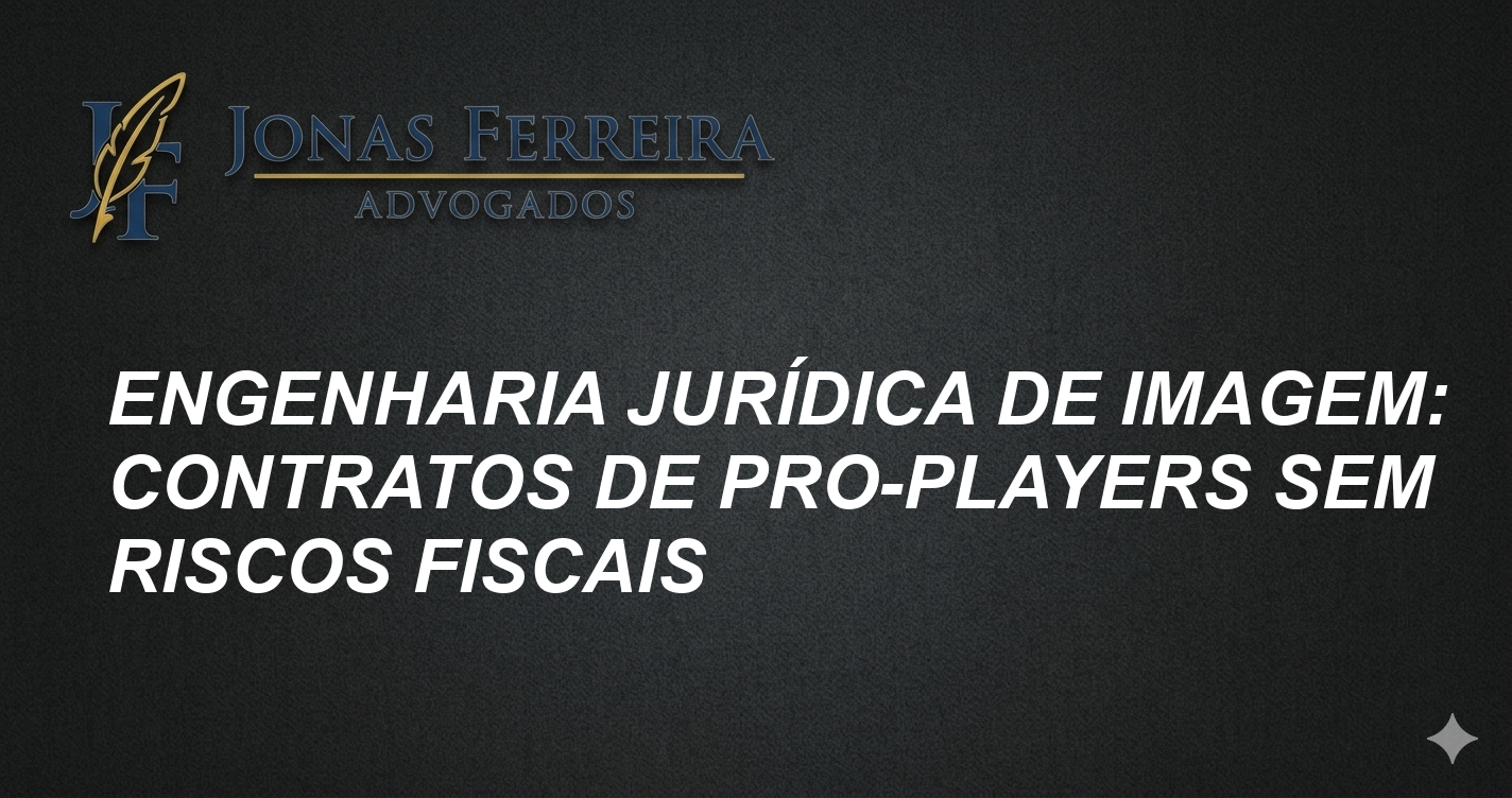Engenharia Jurídica de Imagem: Contratos de Pro-Players Sem Riscos Fiscais